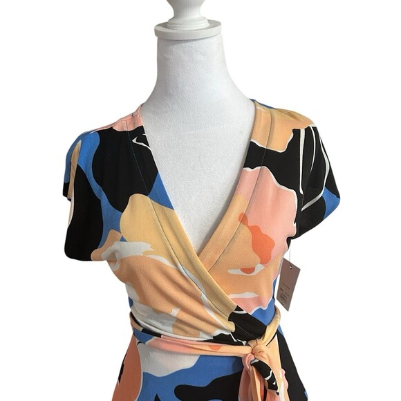 Nine West NWT Wrap Dress Sz‎ XS - Picture 2 of 6